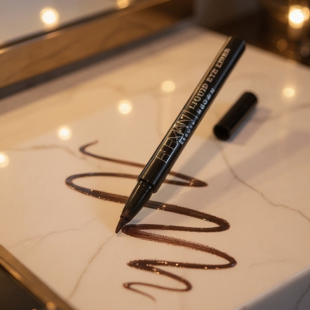 NWOT Eleman Brown Liquid Eyeliner 0.5 ml